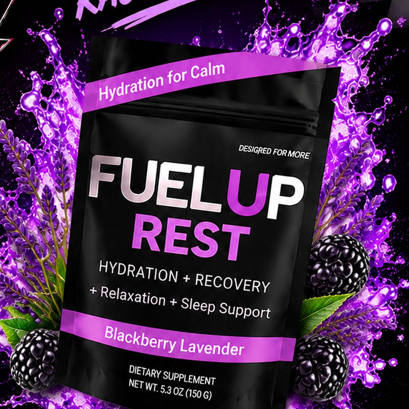 Fuel Up REST — Blackberry Lavender · Hydration for Rest & Rejuvenation